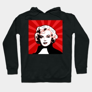 Marilyn Monroe | Red | Pop Art by William Cuccio Hoodie